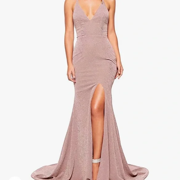 Witness of Love | Dresses | Womens Sparkle Deep Vneck Bridesmaid Dresses  Mermaid Prom Dresses Formal Gown | Poshmark